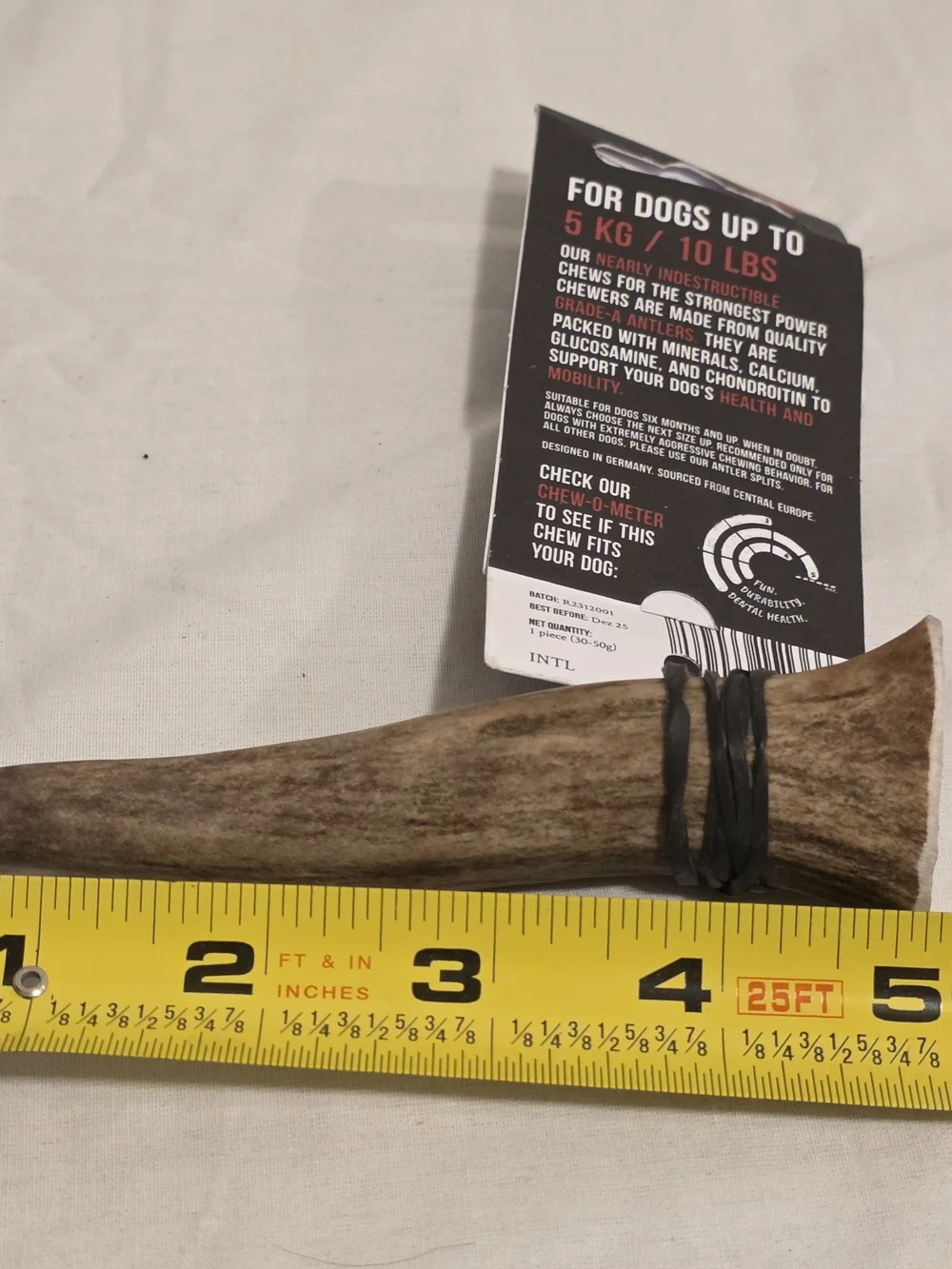 Canophera Red Antler Dog Chew XS 5